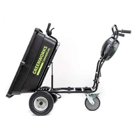 Садовая тележка самоходная Greenworks Арт. 7400607, 82V, 106 л, без АКБ и ЗУ в Екатеринбурге