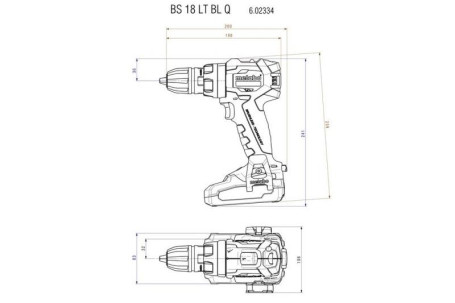 Аккумуляторная дрель-шуруповерт Metabo BS 18 LT BL Q 602334890 в Екатеринбурге