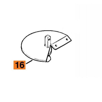 BT130 головка шнека 150мм Stihl 44046803054