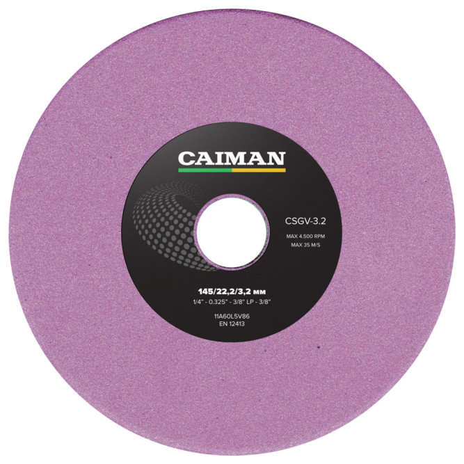 Диск заточной CAIMAN 1/4, 0.325, 3/8LP, 3/8, 145 x 22,2 x 3,2мм в Екатеринбурге