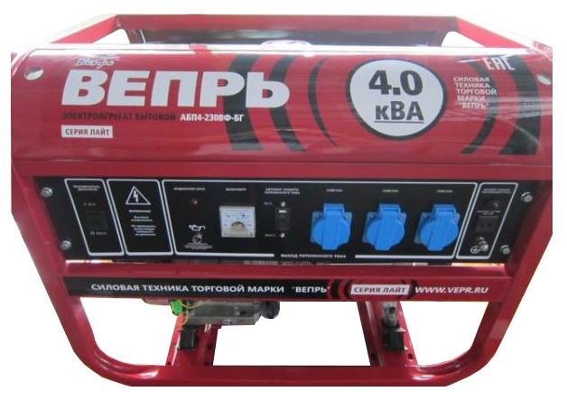 Бензиновая электростанция Вепрь АБП 4-230 ВФ-БГ в Екатеринбурге