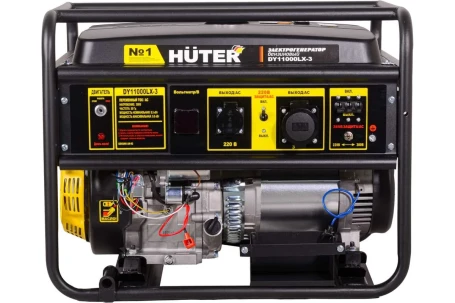Бензогенератор Huter DY11000LX-3-электростартер (380В) в Екатеринбурге