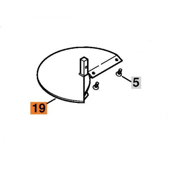 BT130 головка шнека 200мм Stihl 44046803055