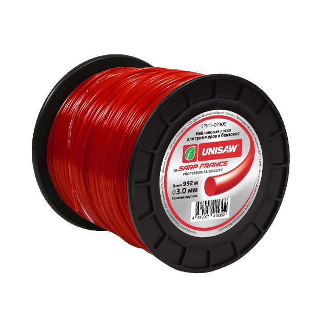 Леска триммерная 3.0мм 992м круглая 1 шт/кор. Unisaw Professional Quality в Екатеринбурге