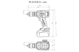 Аккумуляторная дрель-шуруповерт Metabo BS 18 LTX BL Q I 602351890