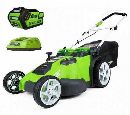 40V 49 см Газонокосилка (в комл. аккумуляторная батарея 4 А/ч и зарядное устройство) в Екатеринбурге