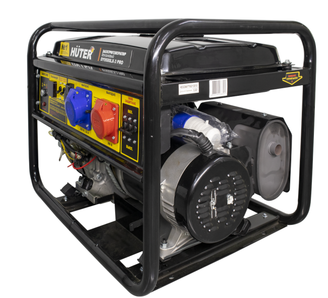 Бензогенератор Huter DY9500LX-3 PRO-электростартер (380В/220В) в Екатеринбурге