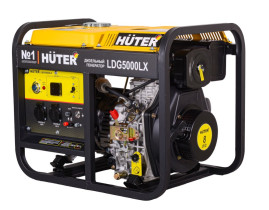 Дизельный электрогенератор Huter LDG 5000LX