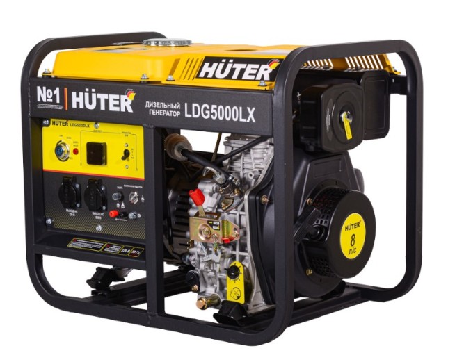 Дизельный электрогенератор Huter LDG 5000LX в Екатеринбурге