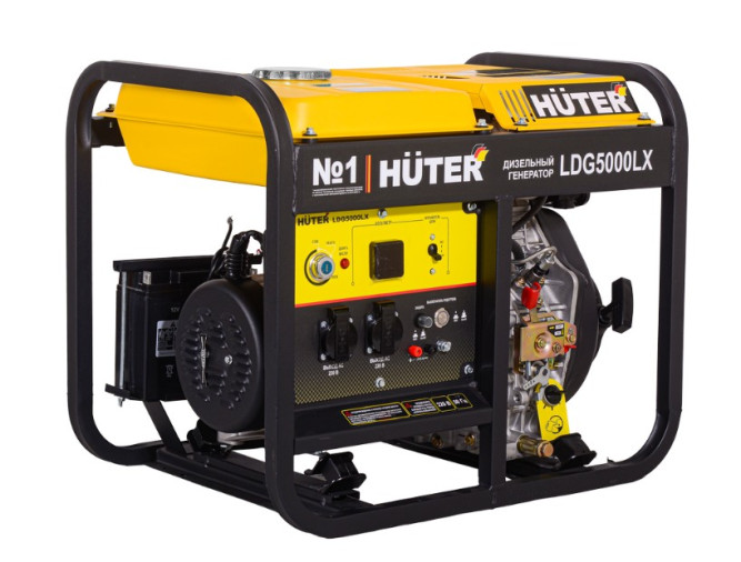 Дизельный электрогенератор Huter LDG 5000LX в Екатеринбурге