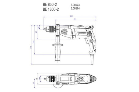 Дрель Metabo BEV 1300-2 600574000 в Екатеринбурге