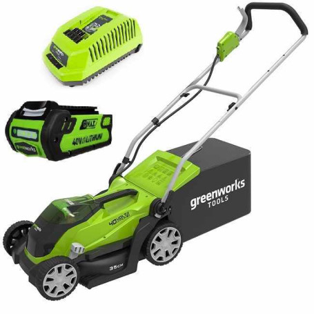 G-MAX 40V Аккумуляторная Газонокосилка 35 см (комплект). G40LM35K2X в Екатеринбурге