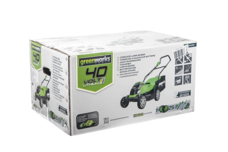 G-MAX 40V Аккумуляторная Газонокосилка 35 см (комплект). G40LM35K2X в Екатеринбурге