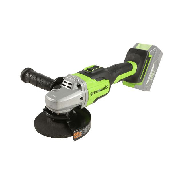 Угловая шлифовальная машина, аккумуляторная Greenworks Арт. 3200207UB, 24V,  бесщеточная, c 1хАКБ 4 Ач и ЗУ в сумке в Екатеринбурге