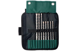 Набор буров SDS-Plus Metabo Pro 4 6/8/10/12мм длина 160/210мм в складной сумке  631715000