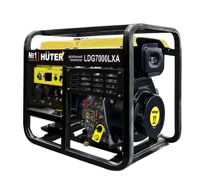 Дизельный электрогенератор Huter LDG 7000LXА в Екатеринбурге
