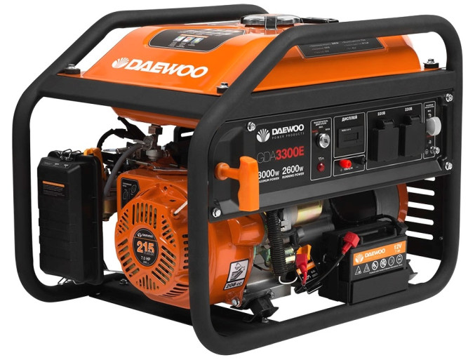 Бензогенератор Daewoo GDA 3300E в Екатеринбурге