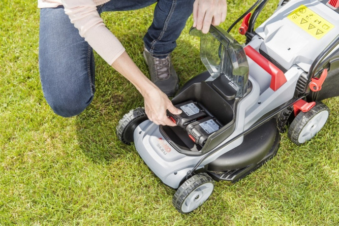 Газонокосилка аккумуляторная AL-KO 34.8 Li Easy Flex