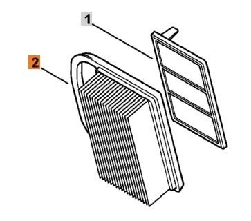 Фильтр воздушный+тонкой оч. TS-420,500i 42381404403 в Екатеринбурге