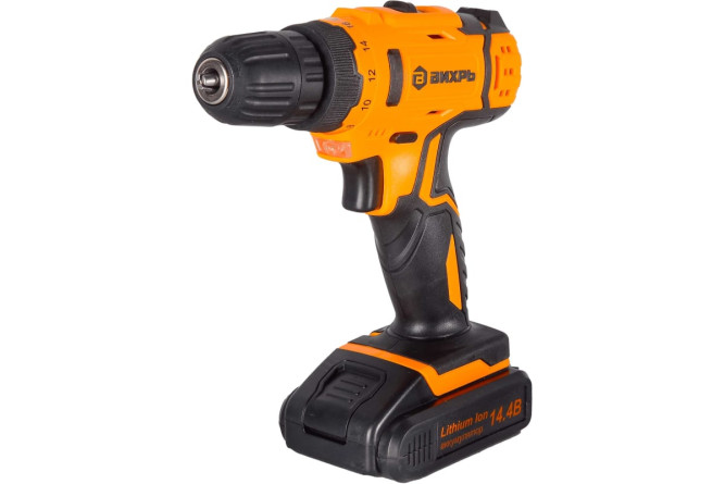 Дрель-шуруповерт аккумуляторная Вихрь ДА-14Л-2KА (ДА-14Л-2K) (1,5 А/ч) в Екатеринбурге