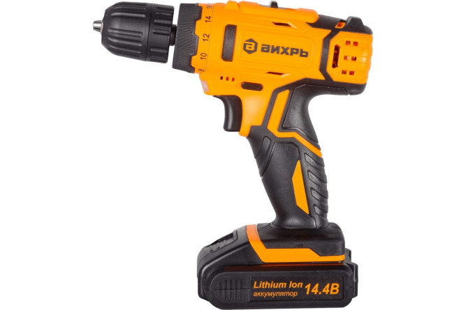 Дрель-шуруповерт аккумуляторная Вихрь ДА-14Л-2KА (ДА-14Л-2K) (1,5 А/ч) в Екатеринбурге