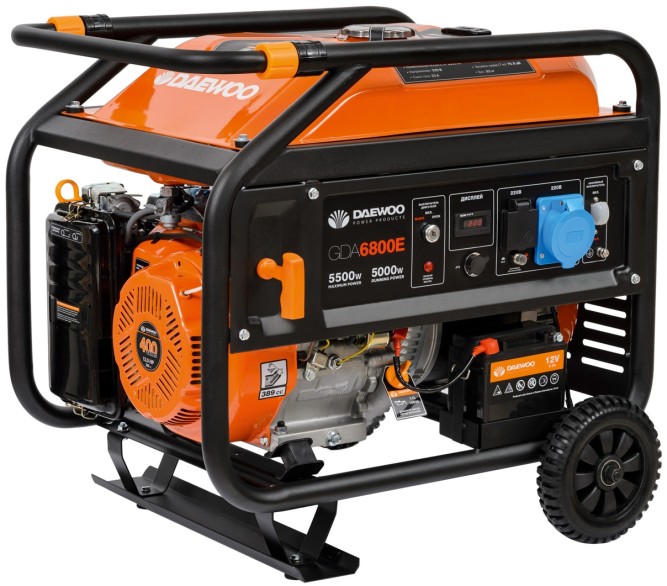 Бензогенератор Daewoo GDA 6800E в Екатеринбурге