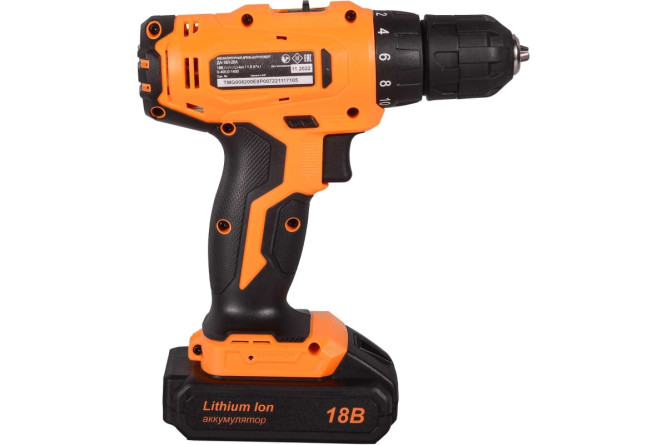 Дрель-шуруповерт аккумуляторная Вихрь ДА-18Л-2КА (1,5 А/ч) в Екатеринбурге