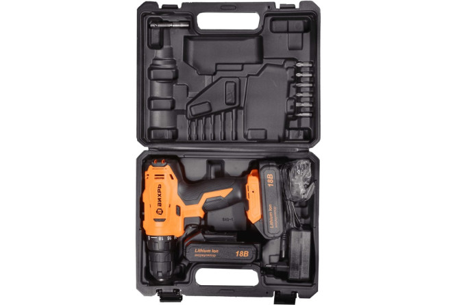 Дрель-шуруповерт аккумуляторная Вихрь ДА-18Л-2КА (1,5 А/ч) в Екатеринбурге