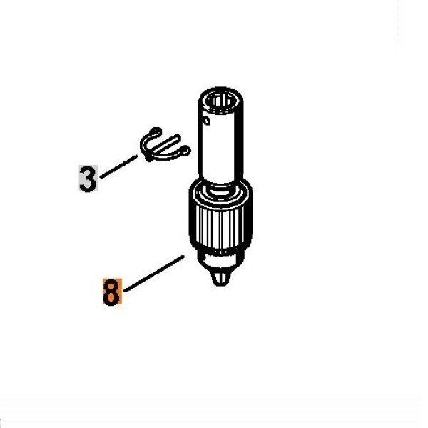 BT130 патрон сверлильный для спиральных буров 0-13мм Stihl 43116804010 в Екатеринбурге