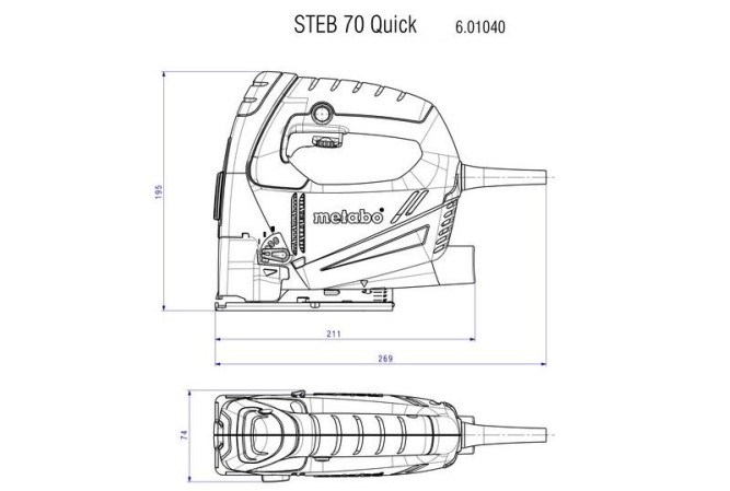 Лобзик Metabo STEB  70 Quick 601040000 в Екатеринбурге