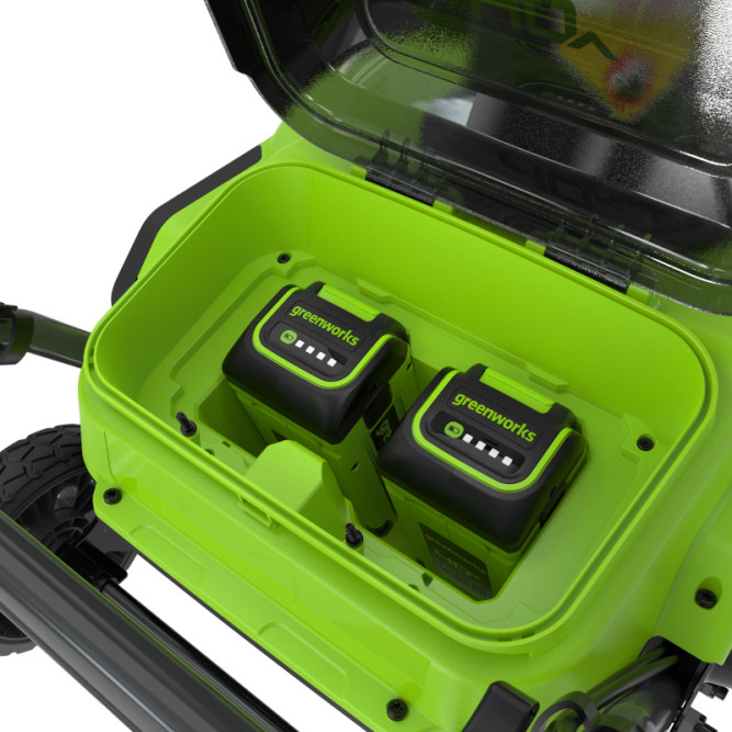 Снегоуборщик аккумуляторный Greenworks 40V 51 см GD40STX2K в Екатеринбурге