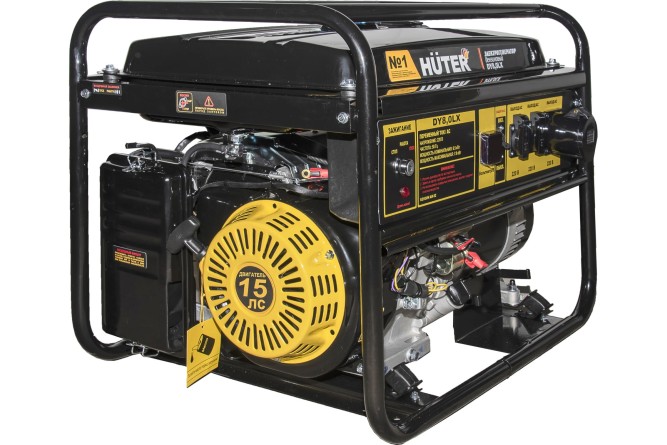 Бензогенератор Huter DY8,0LX-электростартер в Екатеринбурге