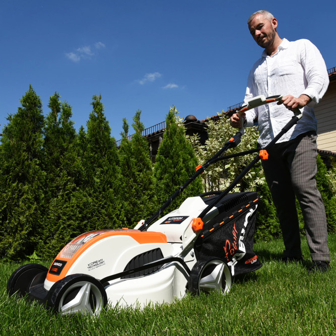 Газонокосилка аккумуляторная DAEWOO DLM 4340Li в Екатеринбурге