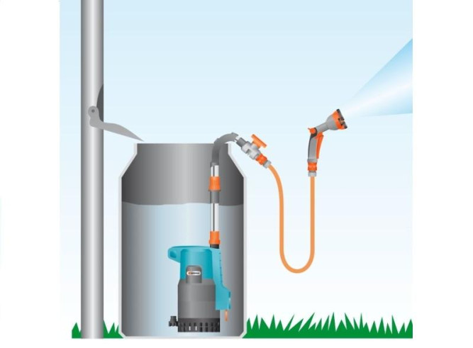 Насос для резервуаров с дождевой водой GARDENA 4000/2 Comfort автомат 01742 в Екатеринбурге
