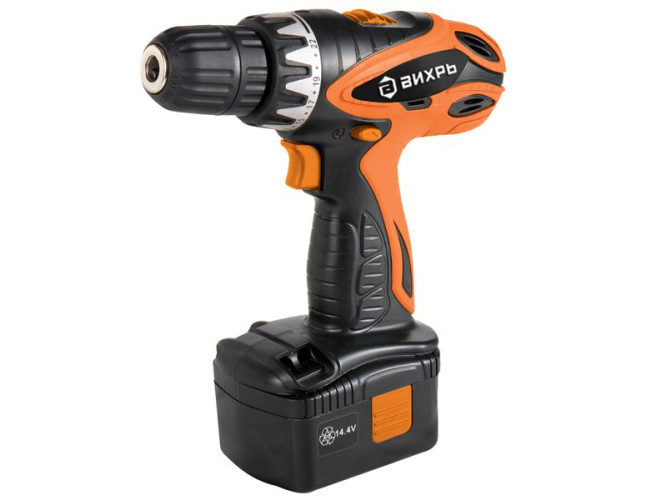 Дрель-шуруповерт аккумуляторная Вихрь ДА-14,4-2к в Екатеринбурге
