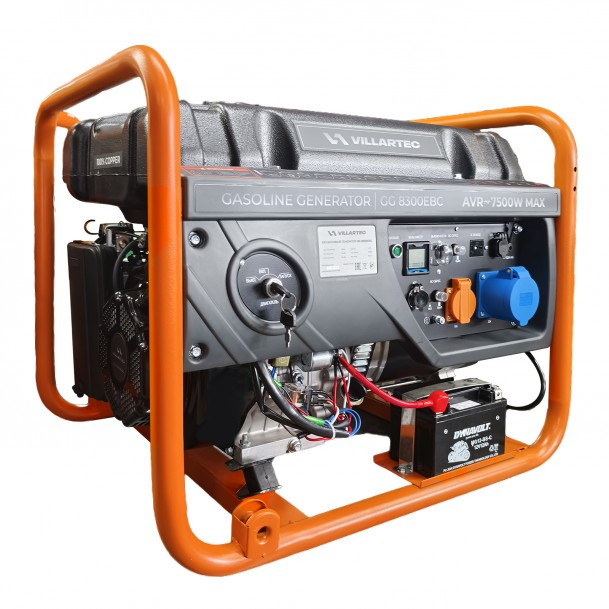 Генератор бензиновый VILLARTEC GG8300ЕВС 7,5 кВт в Екатеринбурге