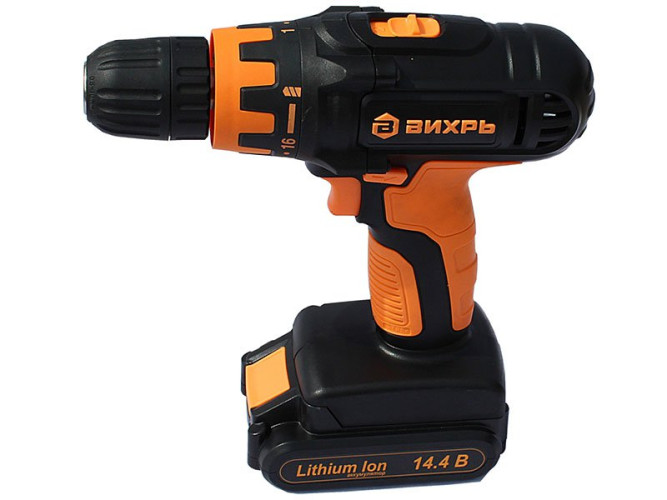 Дрель-шуруповерт аккумуляторная Вихрь ДА-14,4Л-2К в Екатеринбурге