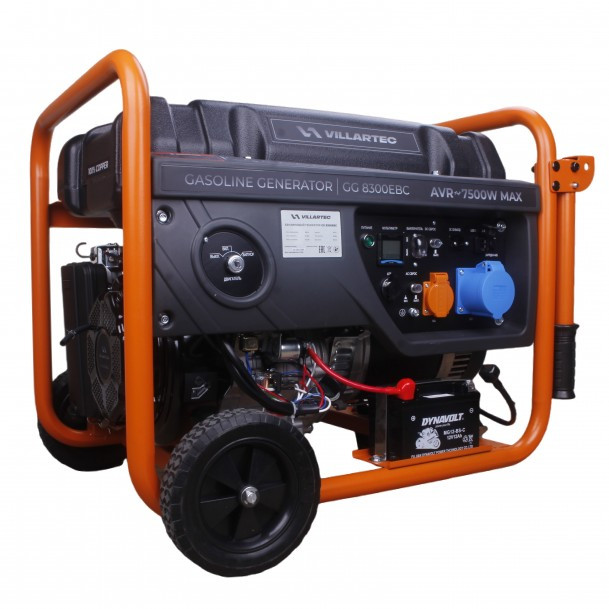 Генератор бензиновый VILLARTEC GG8300ЕВС, 7,5 кВт в Екатеринбурге