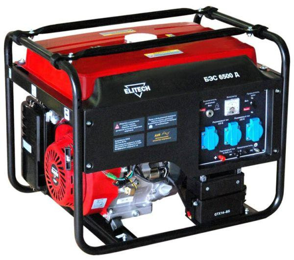 Бензогенератор ELITECH БЭС 6500Д в Екатеринбурге