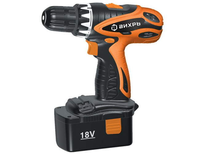 Дрель-шуруповерт аккумуляторная Вихрь ДА-18-2К1 в Екатеринбурге