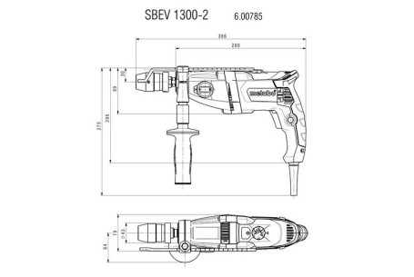 Ударная дрель Metabo SBEV 1300-2 600785500 в Екатеринбурге