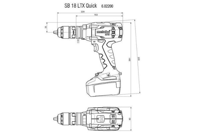 Аккумуляторная ударная дрель Metabo SB 18 LTX  Quick 602200500 в Екатеринбурге