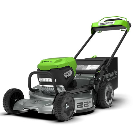 Газонокосилка аккумуляторная Greenworks LM221S, 82V, 56см, с алюминиевой декой, самоходная, бесщеточная, без АКБ и ЗУ в Екатеринбурге