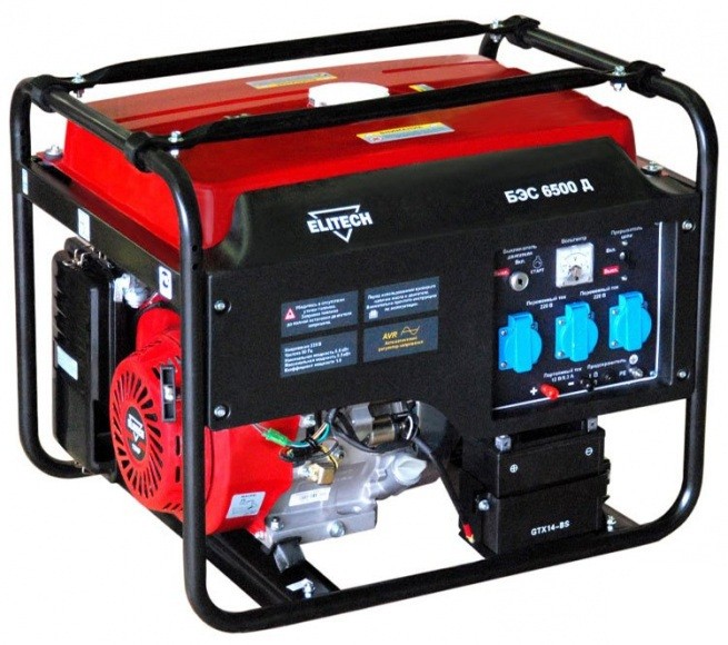 Электростанция Elitech БЭС 6500 Д дистанционный запуск в Екатеринбурге