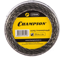 Корд трим.CHAMPION Tri-twist 2.0мм*15м (витой треугольник)