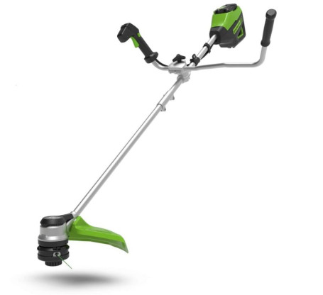 Триммер аккумуляторный Greenworks Арт. 2108407UB, 60V, 40 см, бесщеточный с велосипедной ручкой, с 1хАКБ 4Ач и ЗУ в Екатеринбурге