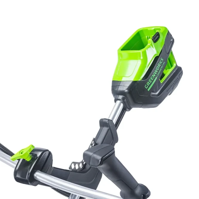 Триммер аккумуляторный Greenworks TB201H, 82V, 2,0 кВт, 46 см, c трехлопастным ножом и кусторезом, бесщеточный, с 1хАКБ 8 Ач и ЗУ в Екатеринбурге