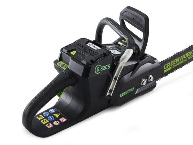 Аккумуляторная Бесщёточная Цепная пила Greenworks 82V (45 см) GD82CS50 в Екатеринбурге