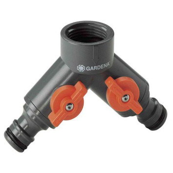 1&amp;quot; Распределитель 2-х канальный GARDENA 00940-20.000.00