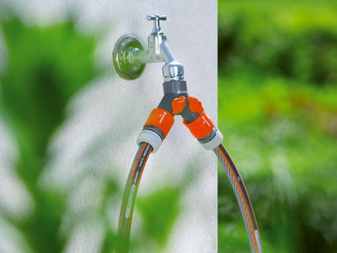 1&amp;quot; Распределитель 2-х канальный GARDENA 00940-20.000.00 в Екатеринбурге